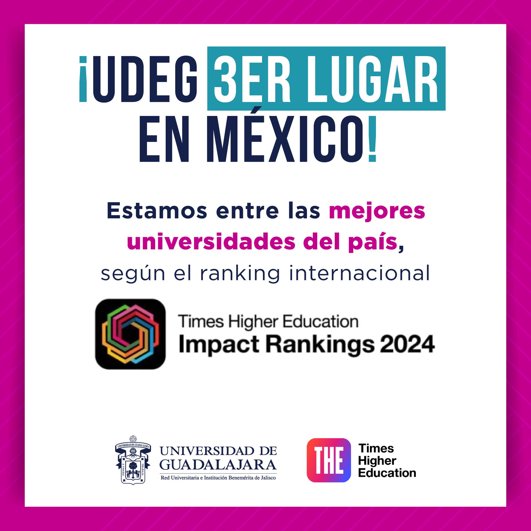 UDG la universidad número 3 en México